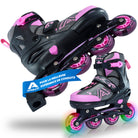 Apollo - Champion rollers adultes/enfants à pointure réglable - Rose - L (39-42)