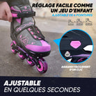 Apollo - Champion rollers adultes/enfants à pointure réglable - Rose - L (39-42)