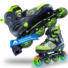 Apollo - Champion rollers adultes/enfants à pointure réglable - Vert - L (39-42)