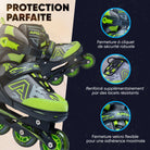 Apollo - Champion rollers adultes/enfants à pointure réglable - Vert - L (39-42)
