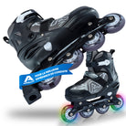 Apollo - Champion rollers adultes/enfants à pointure réglable - Noir - L (39-42)