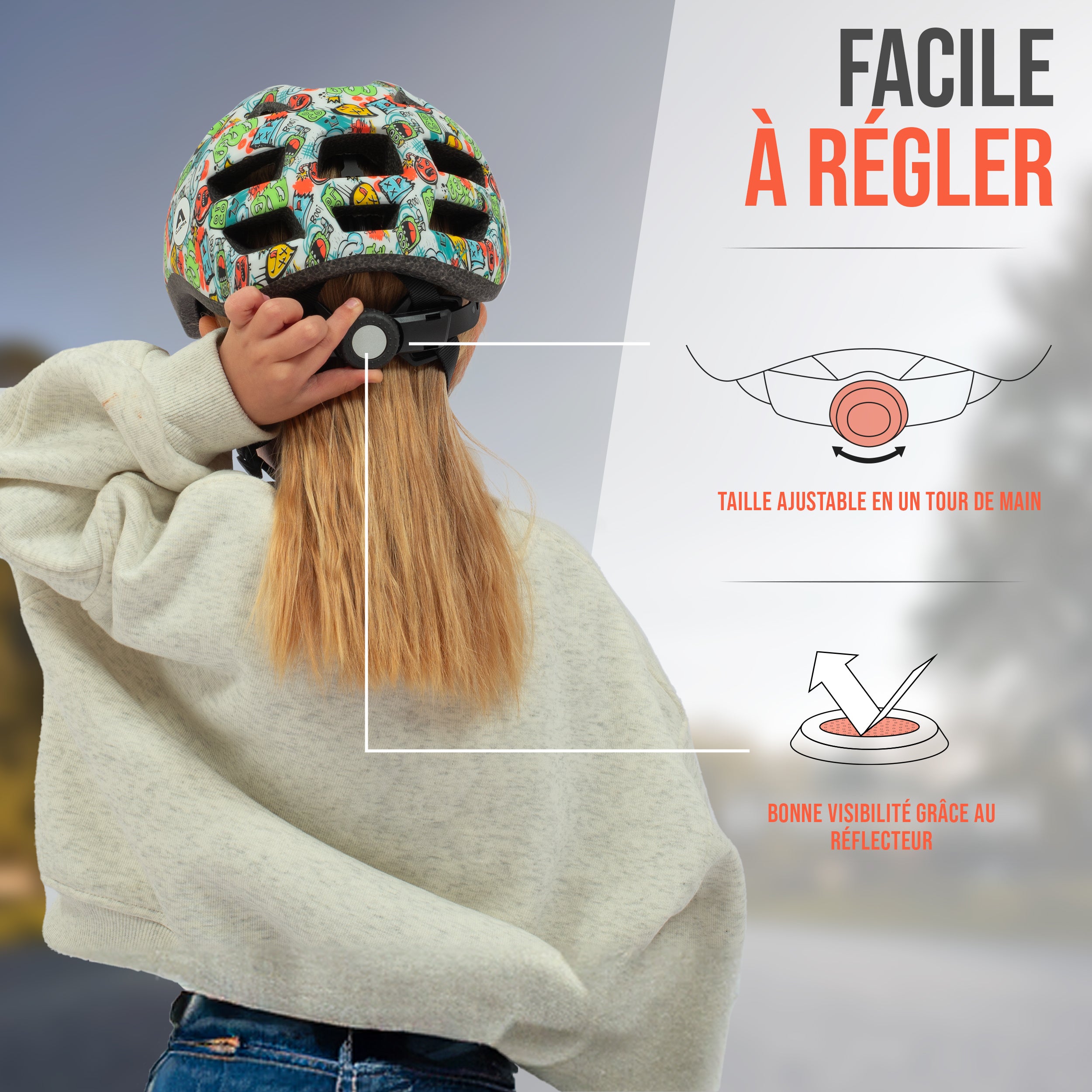 Apollo - APOLLO Casque Multisport pour Enfants et Adolescents - Monsta Mania