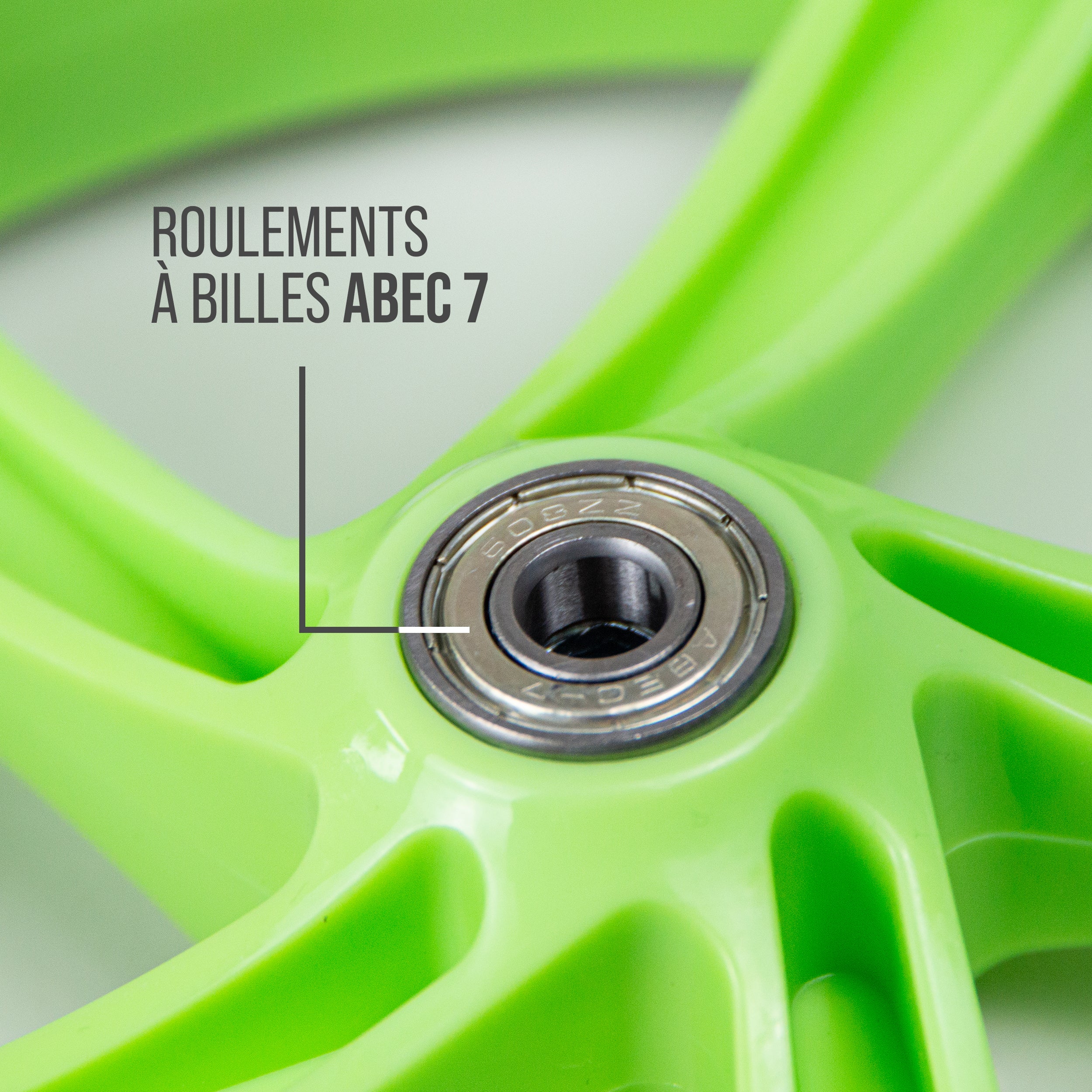 Apollo - 200 MM JEU DE ROUES DE RECHANGE POUR TROTTINETTE DE VILLE - PHANTOM / SPECTRE - Grün Schwarz