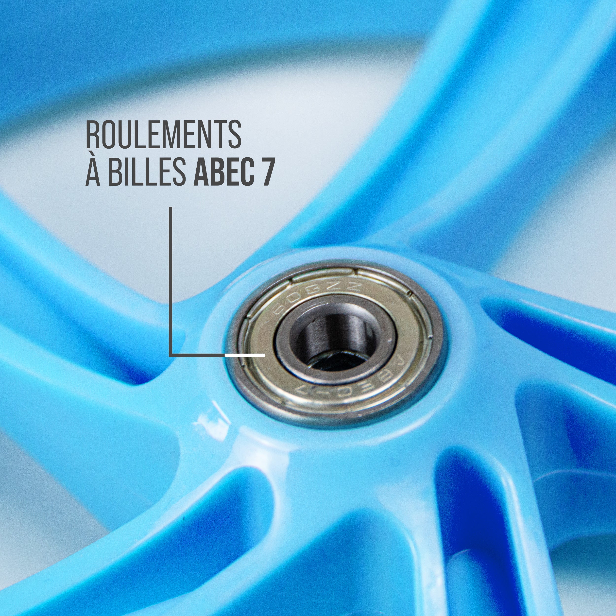 Apollo - 200 MM JEU DE ROUES DE RECHANGE POUR TROTTINETTE DE VILLE - PHANTOM / SPECTRE - Blau Schwarz