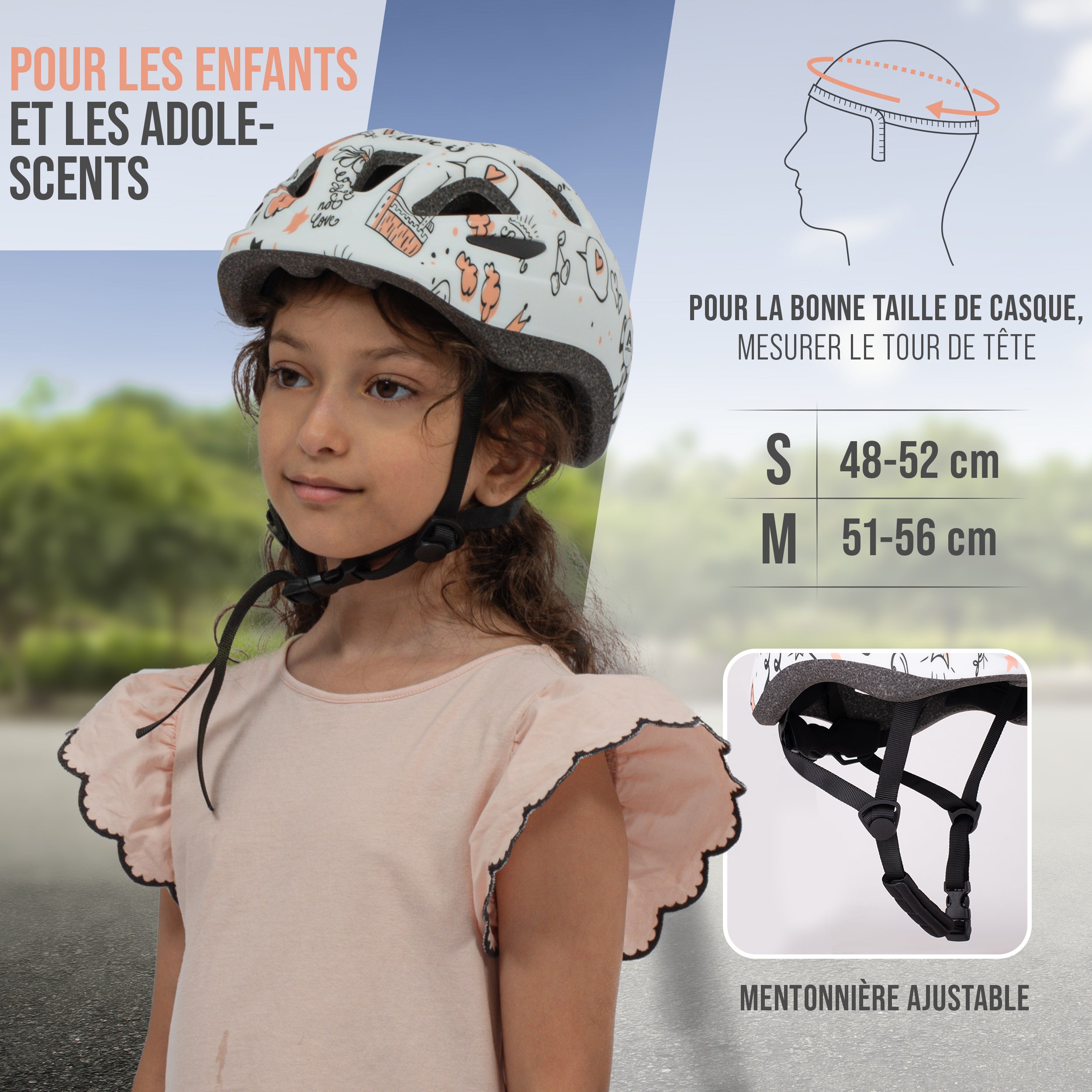 Apollo - APOLLO Casque Multisport pour Enfants et Adolescents - Fairytale