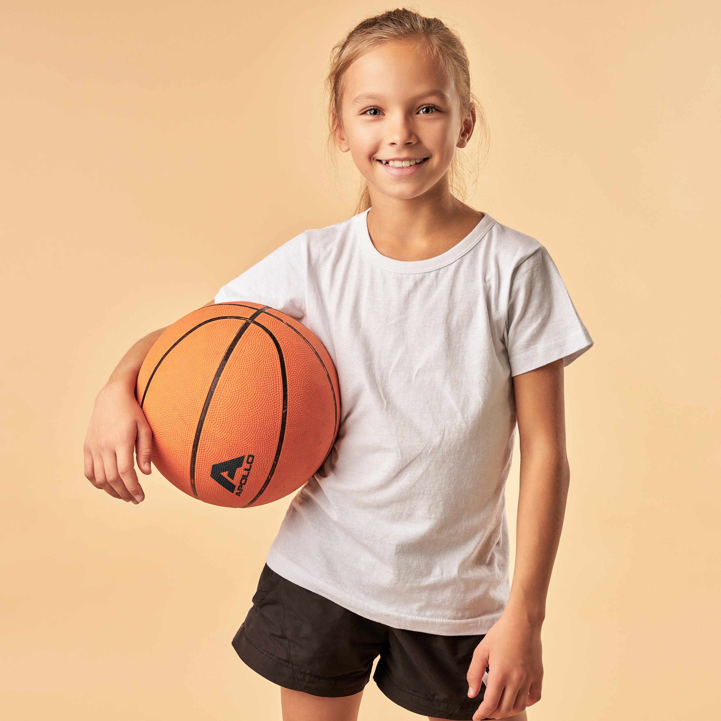 Apollo - Apollo Basketball pour le basket-ball en intérieur et extérieur, taille 7 - Orange - Orange