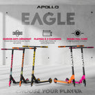 Apollo - Trottinette freestyle Apollo "Eagle" - Noir Menthe Rose