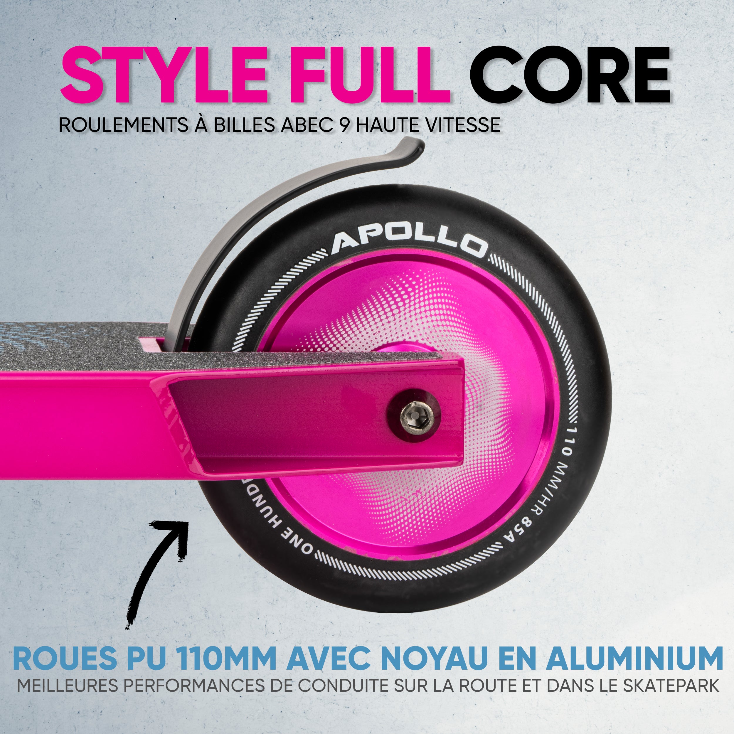 Apollo - Trottinette freestyle Apollo "Eagle" - Rose