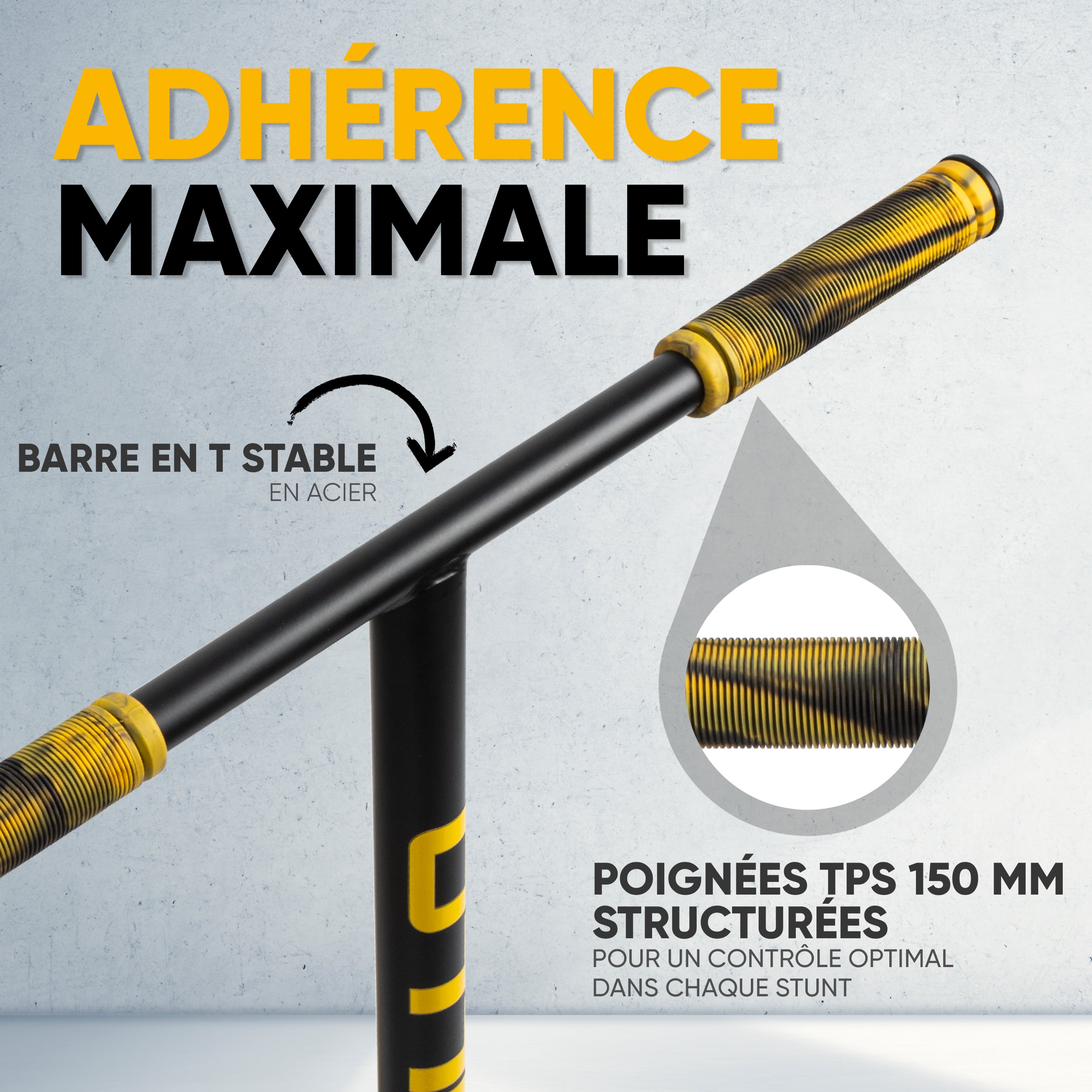 Apollo - Trottinette freestyle Apollo "Eagle" - Noir Or