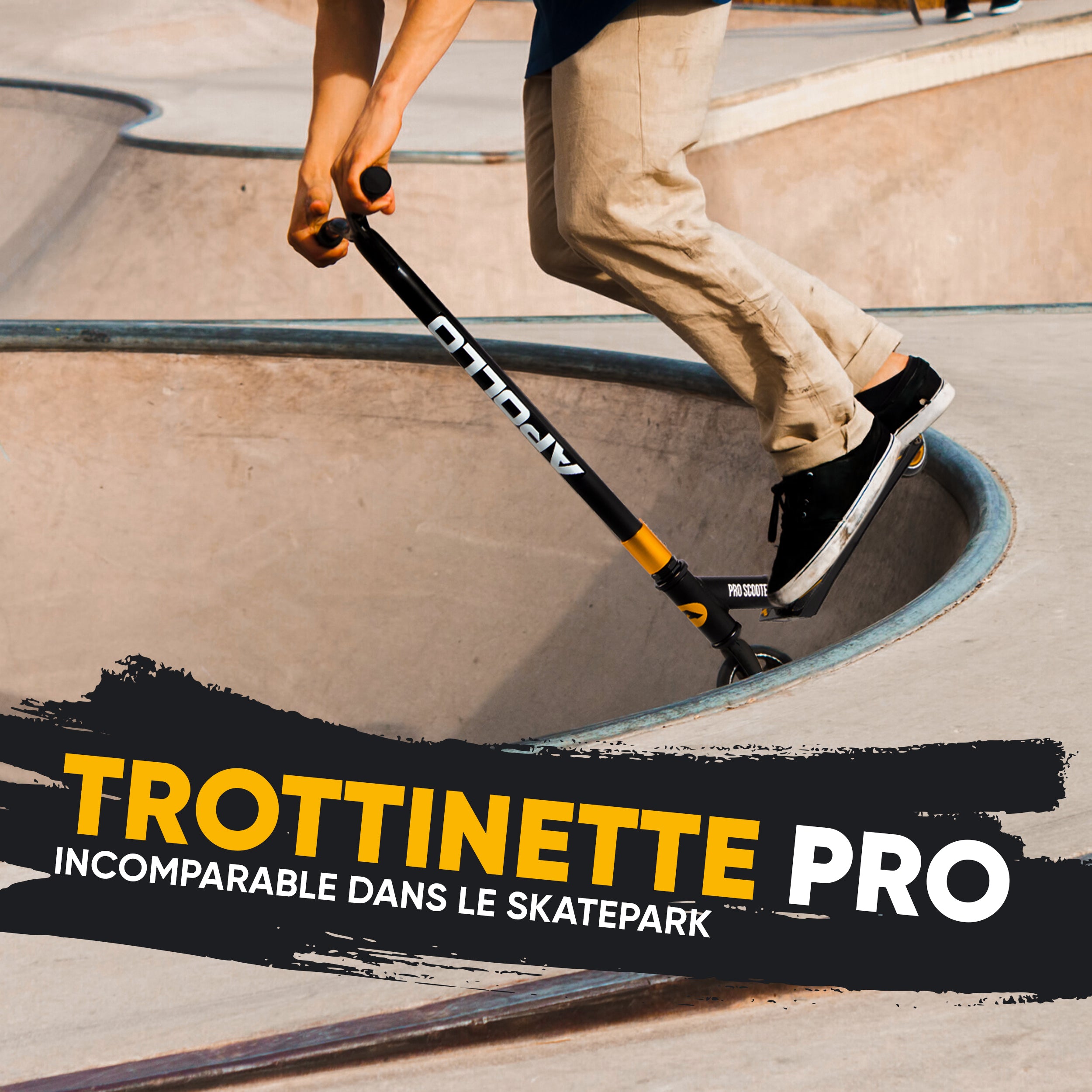 Apollo - Trottinette freestyle Apollo "Eagle" - Noir Or