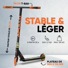 Apollo - Trottinette freestyle Apollo "Eagle" - Noir Vert Orange