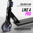 Apollo - Apollo Trottinette de Stunt "Hawk" - Black Rainbow