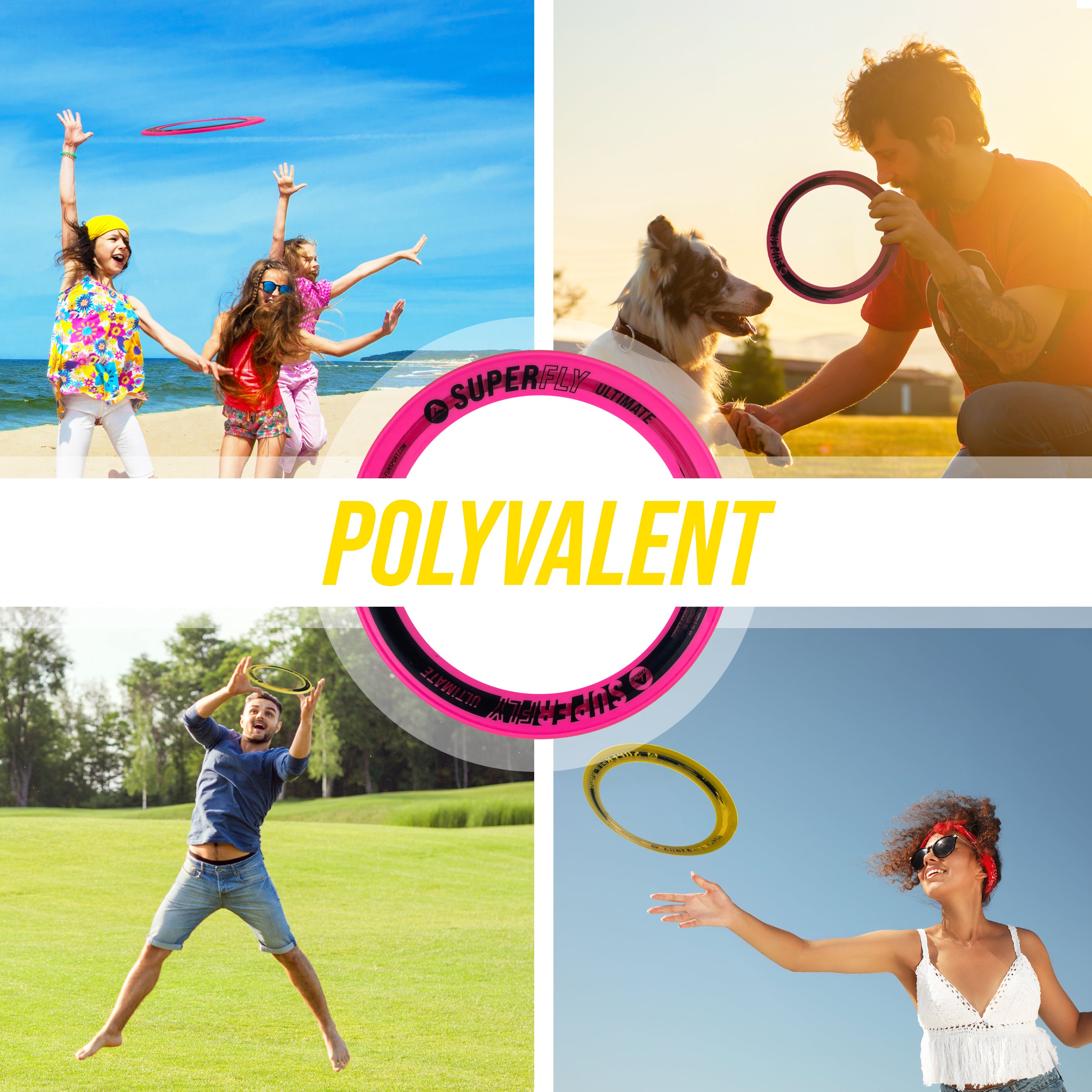 Apollo - Anneau de lancer Apollo Superfly - Disque Volant Professionnel Aérodynamique - Rose