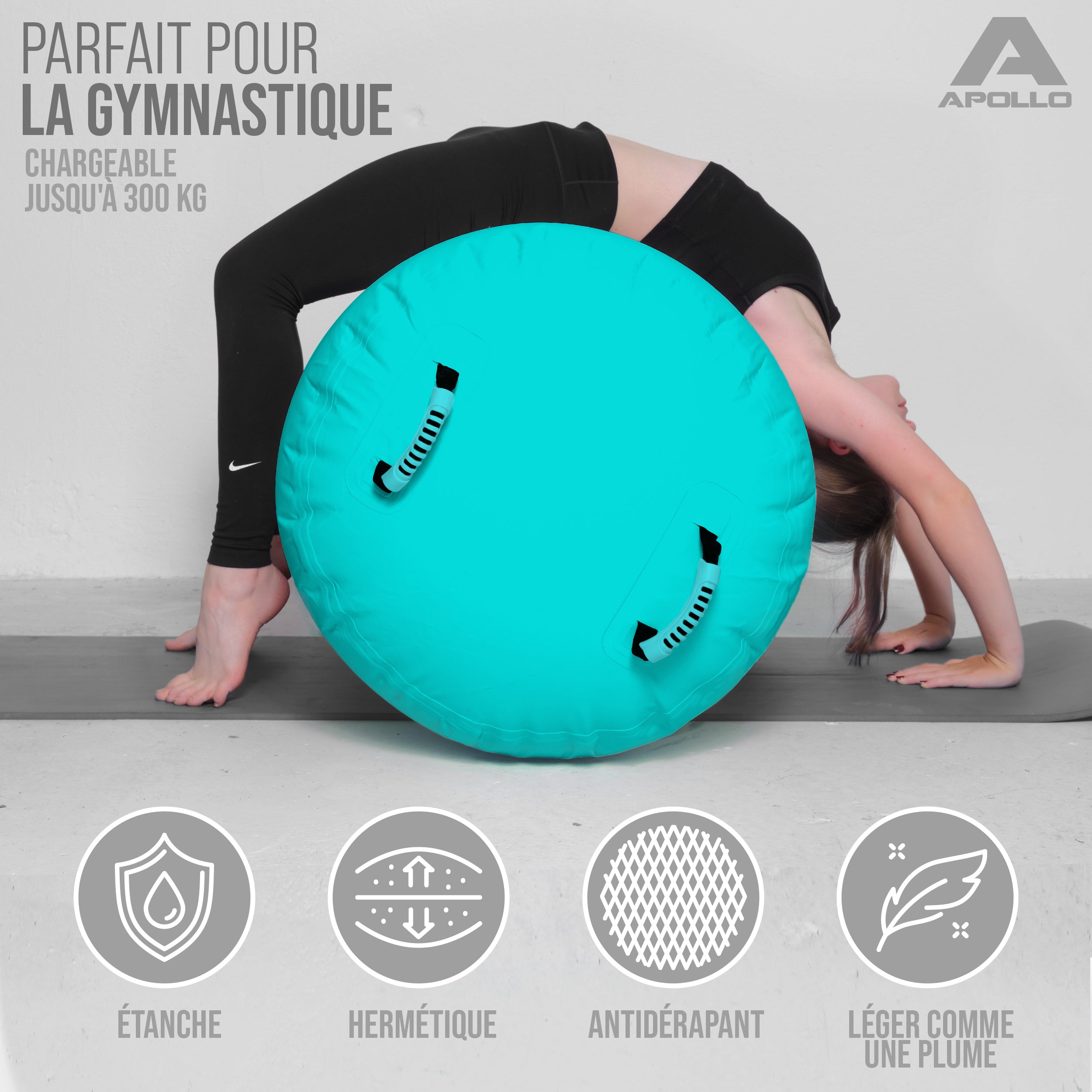 Apollo - Air Roll Pro - Rouleau de suivi de l'air - Menthe 120x60