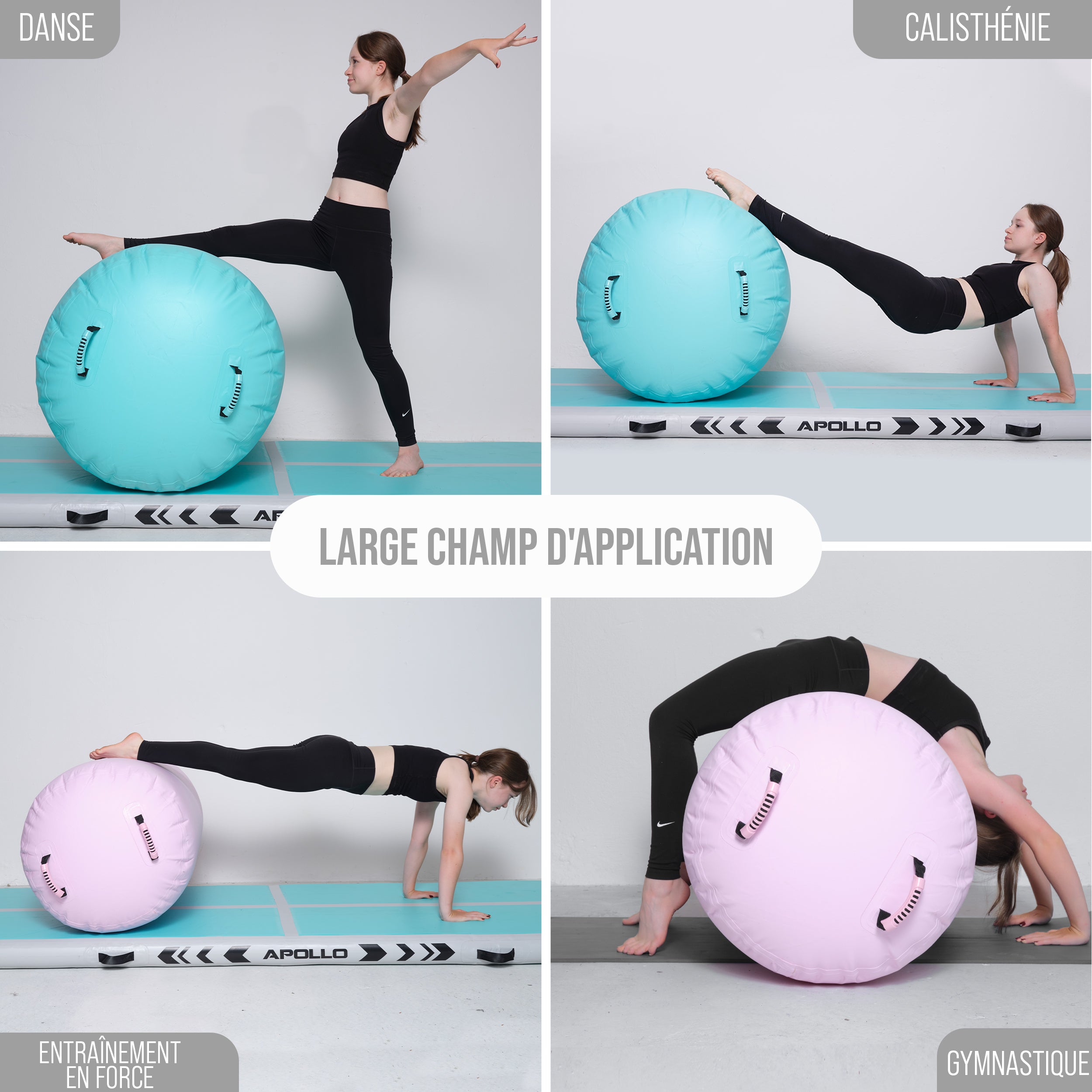 Apollo - Air Roll Pro - Rouleau de suivi de l'air - Menthe 120x60