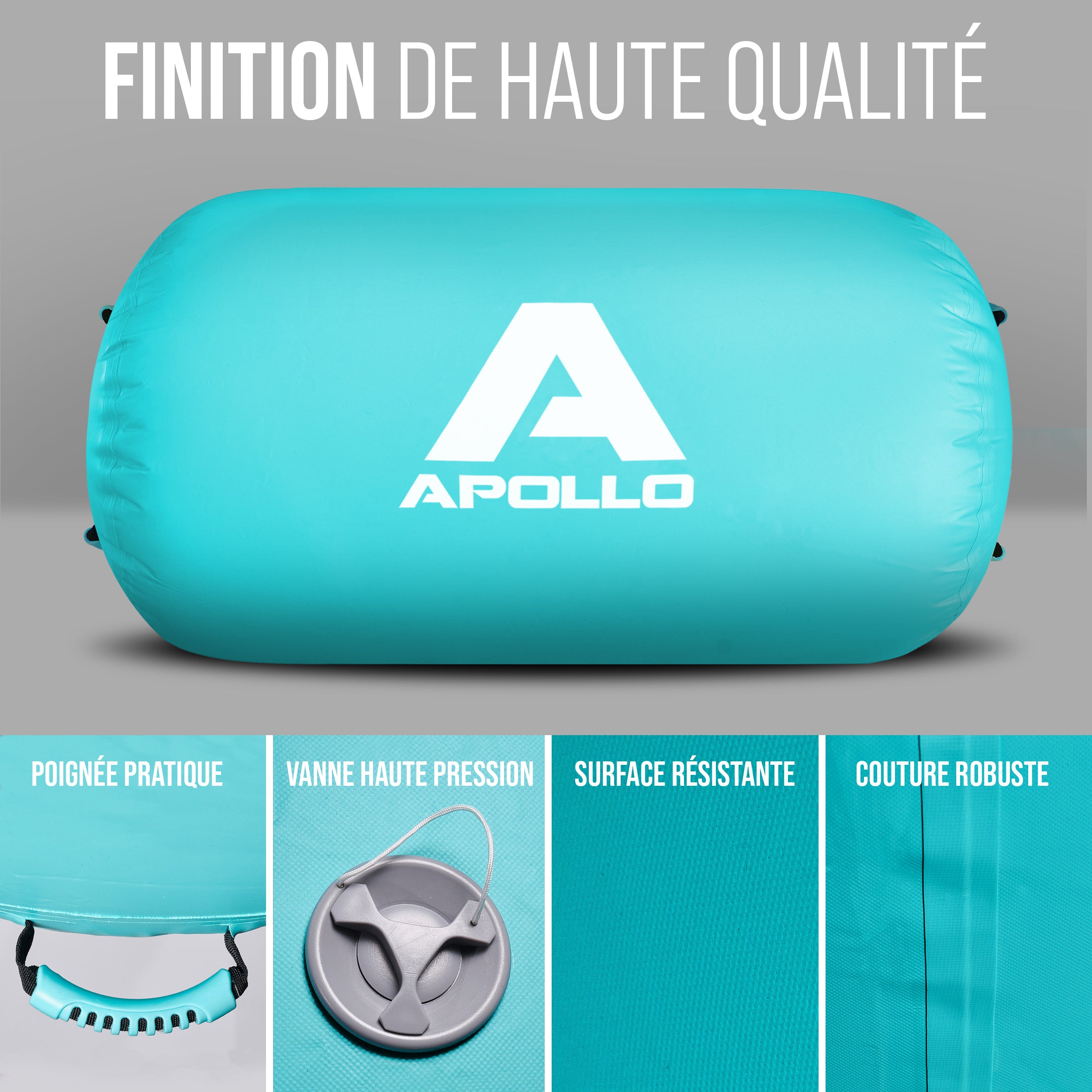 Apollo - Air Roll Pro - Rouleau de suivi de l'air - Menthe 120x75