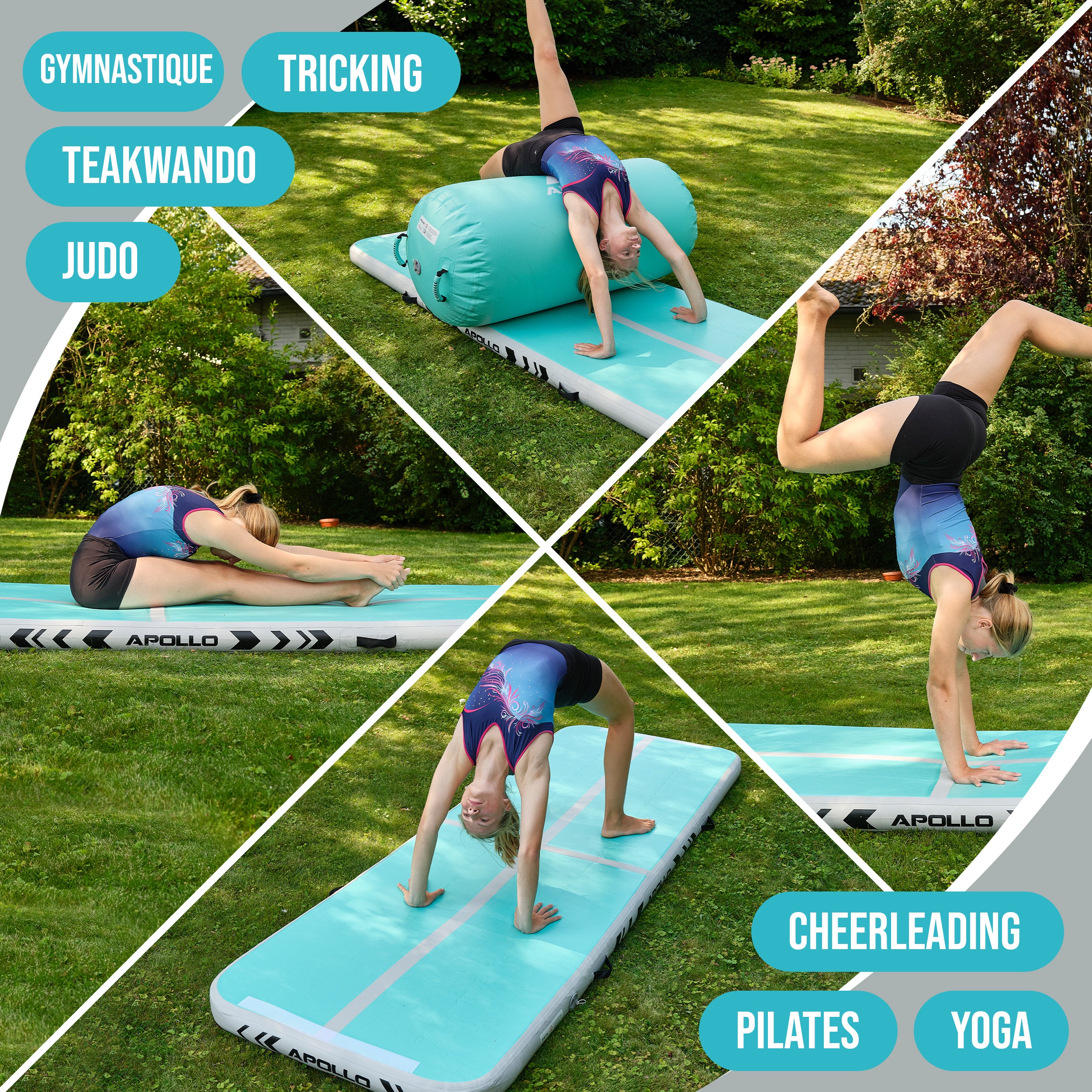 Apollo - Air Mat Pro - Tapis de suivi de l'air - Mint - Full Color 300x100x10