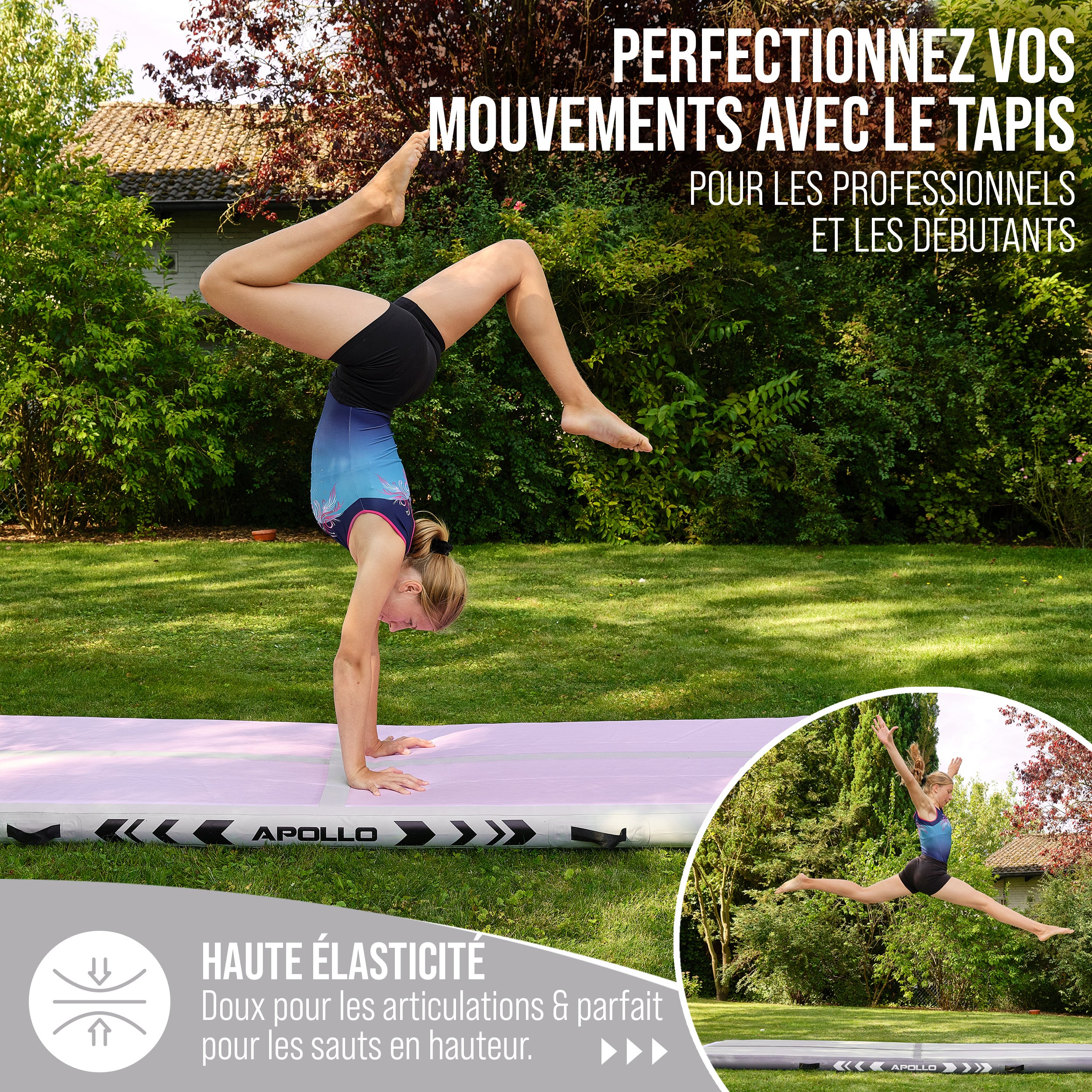 Apollo - Air Mat Pro - Tapis de suivi de l'air - Pink - Full Color 300x100x10