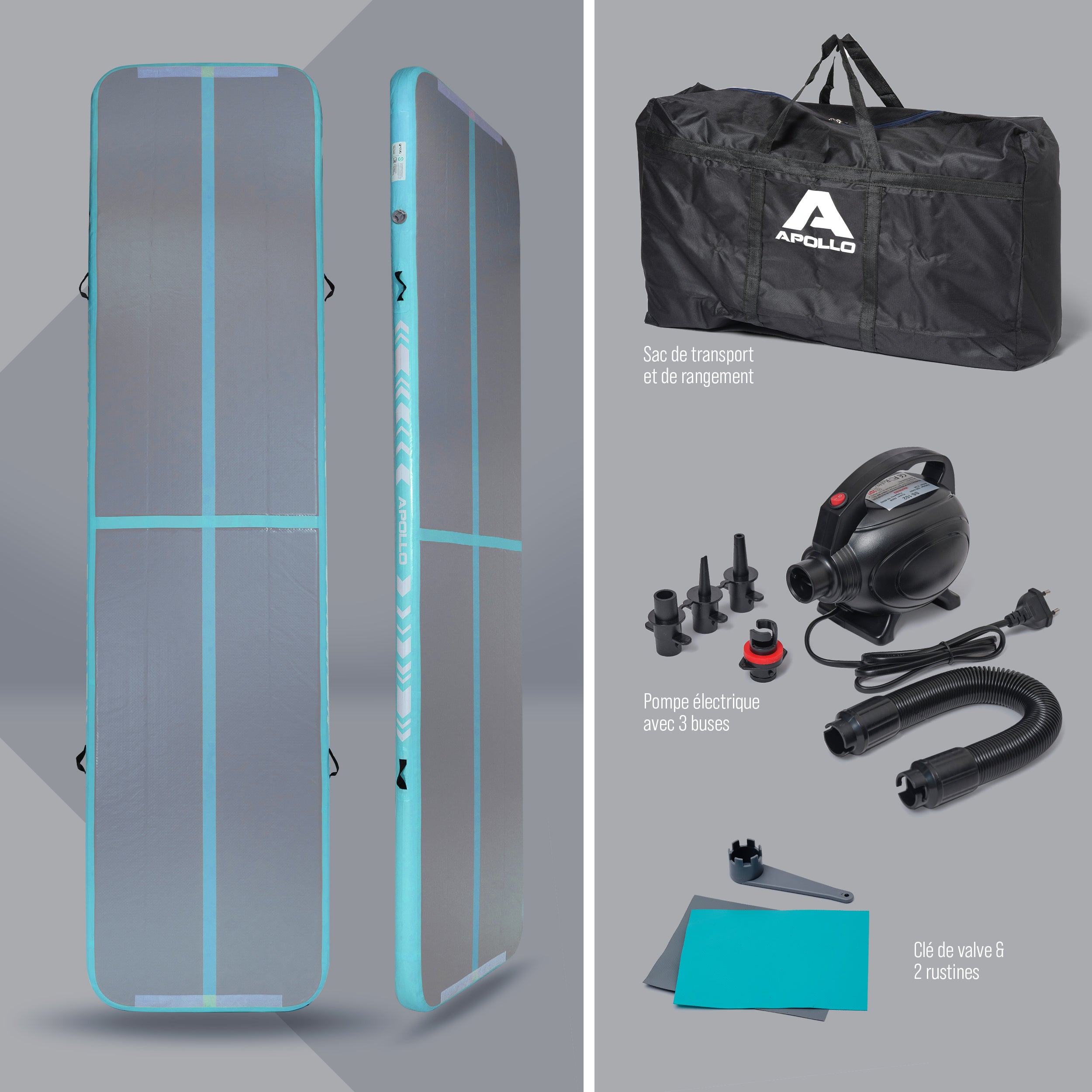 Apollo - Air Mat Pro - Tapis de suivi de l'air - Mint