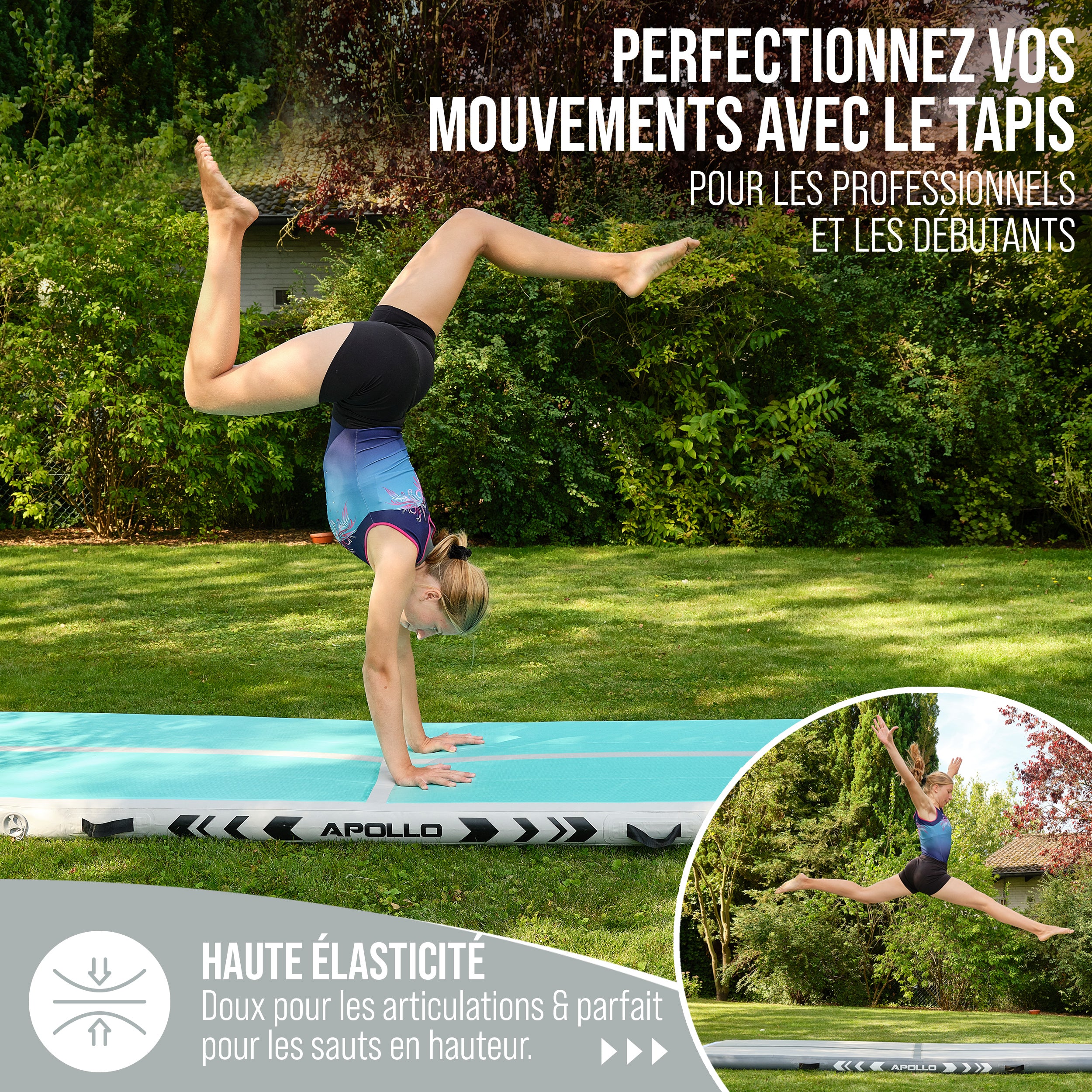 Apollo - Air Mat Pro - Tapis de suivi de l'air - Mint - Full Color 400x100x10