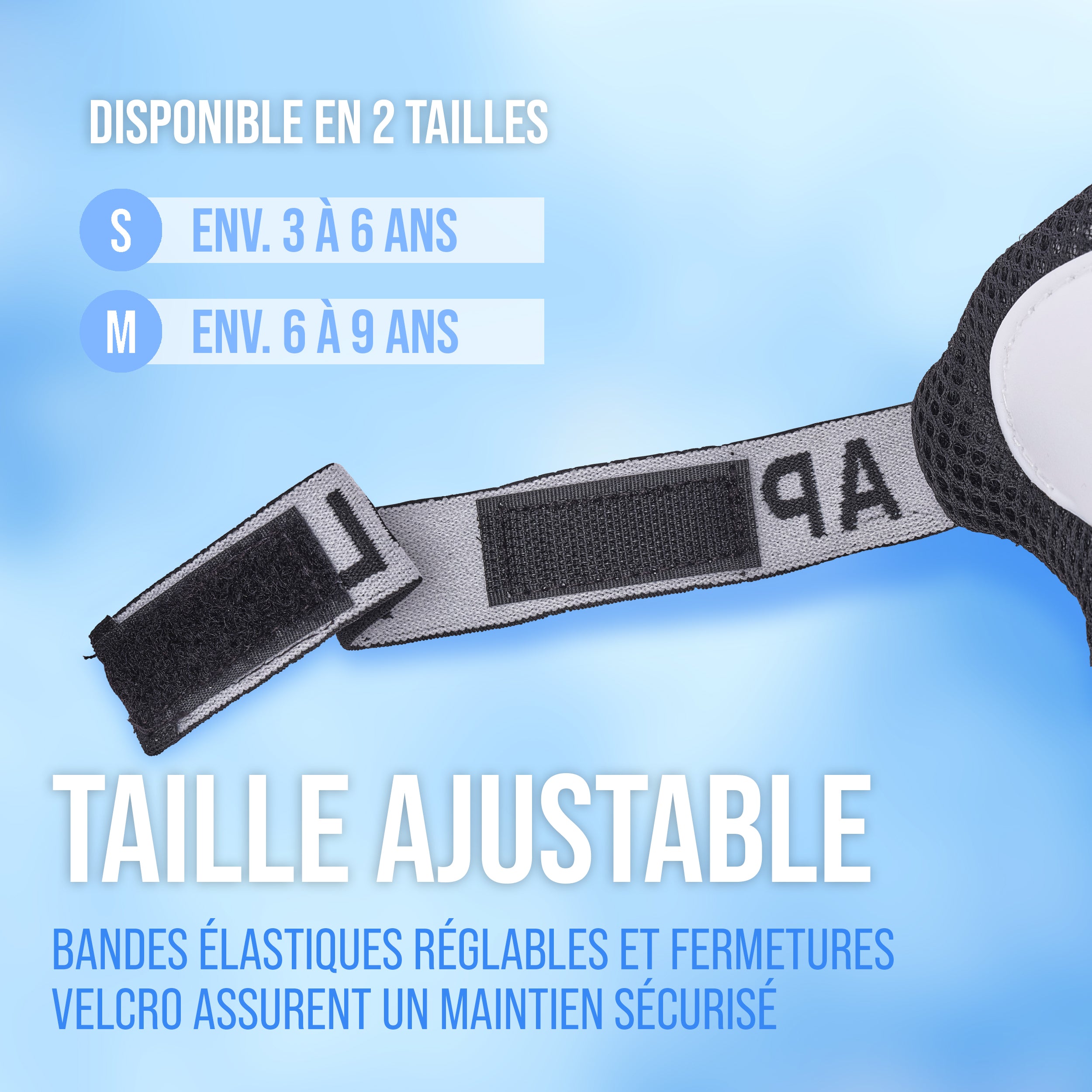 Apollo - Ensemble de protecteurs Apollo pour enfants - Black White