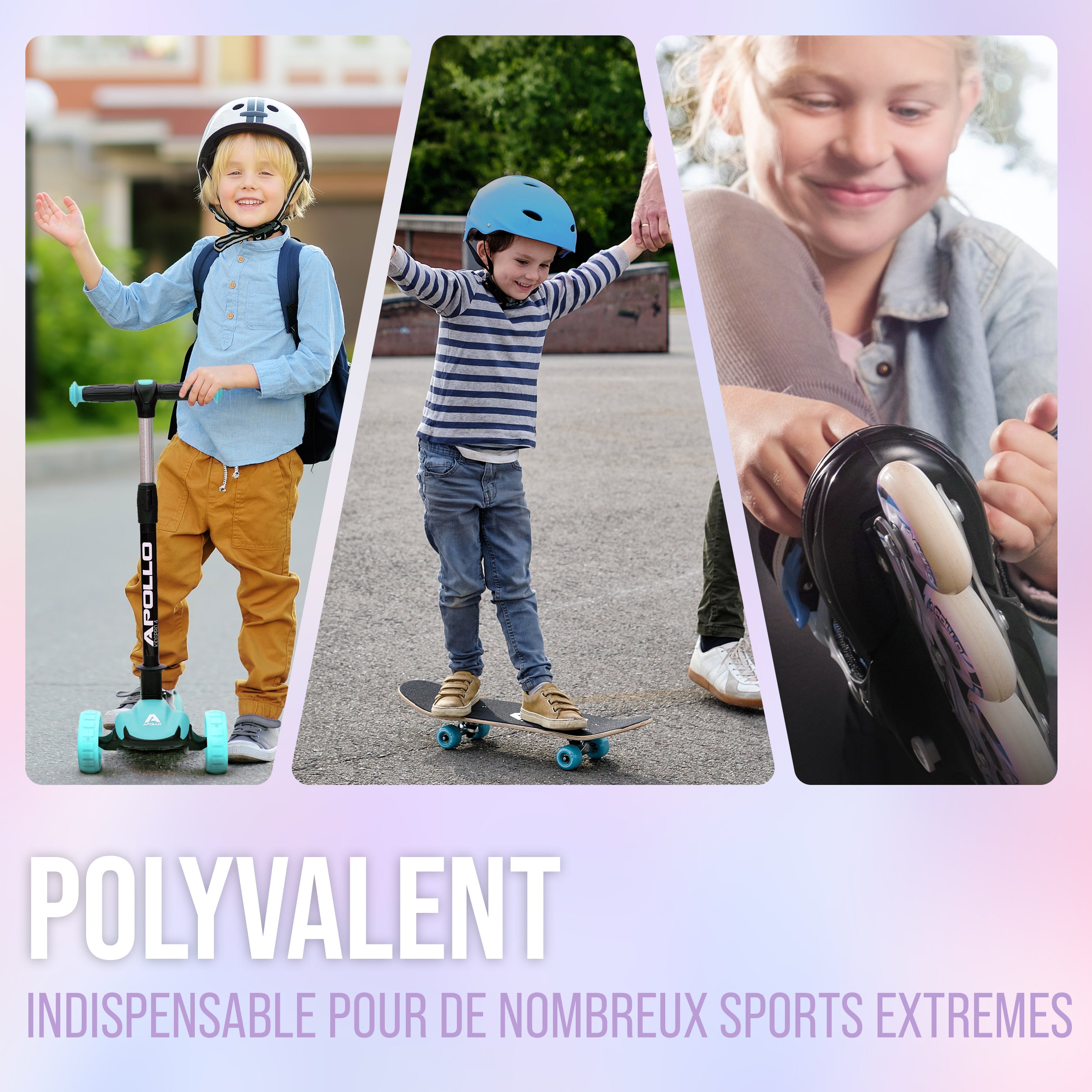 Apollo - Ensemble de protecteurs Apollo pour enfants - Rosa Black