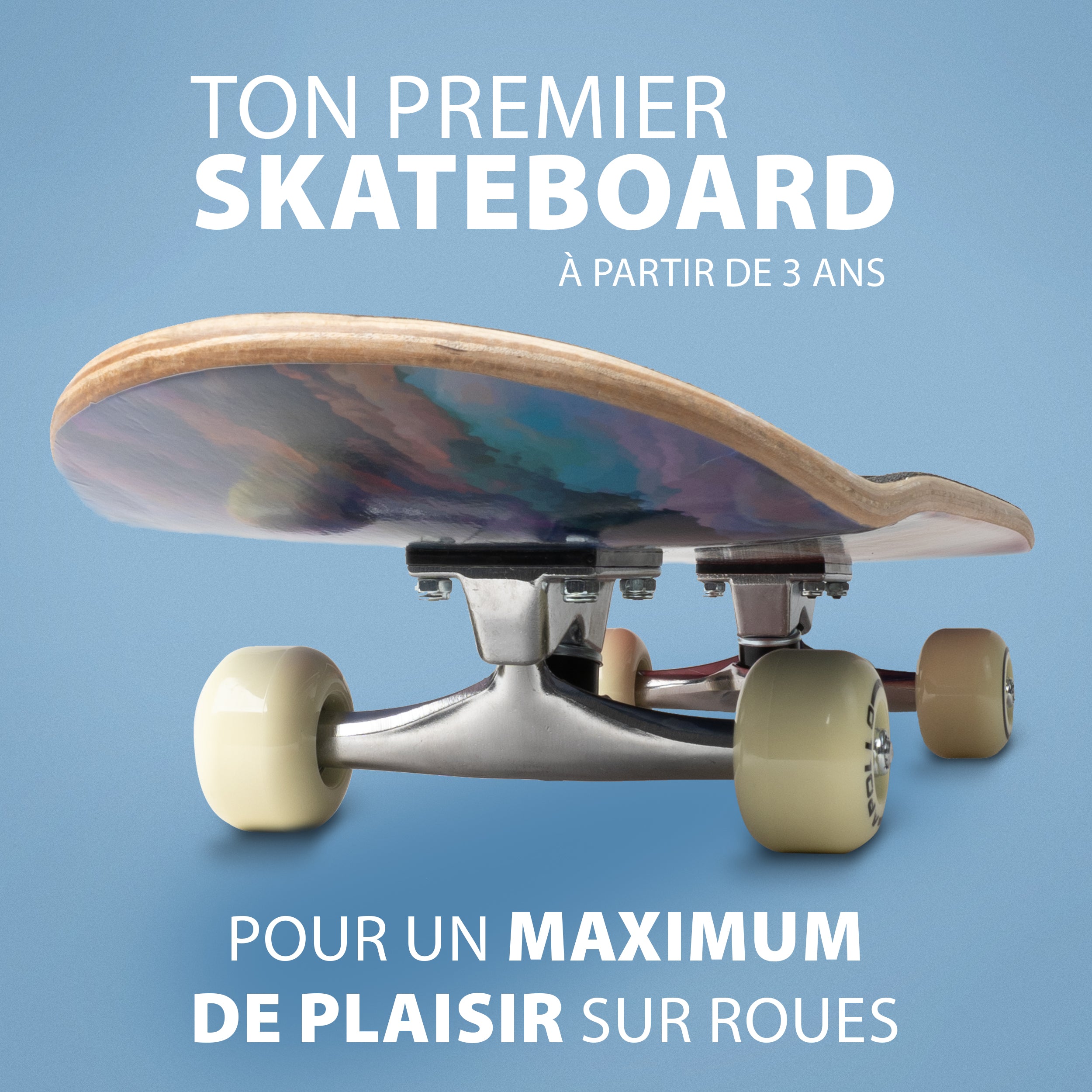 Apollo - Skateboard pour Enfants - Color Nebula - 71 cm -