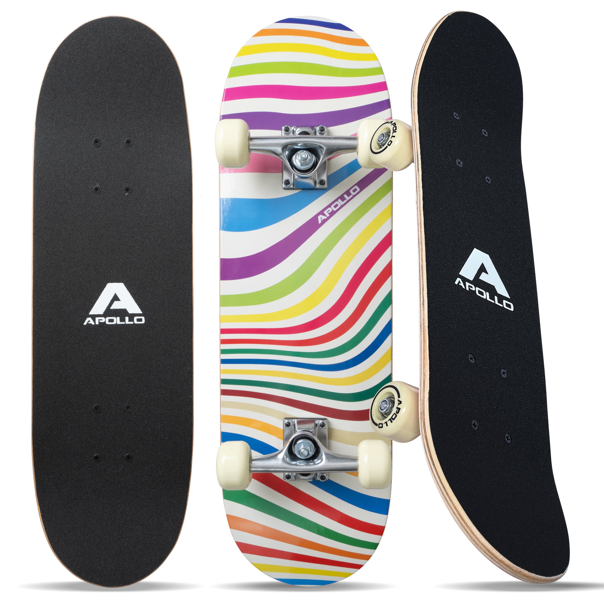 Apollo - Skateboard pour Enfants - Retro Colors - 71 cm -