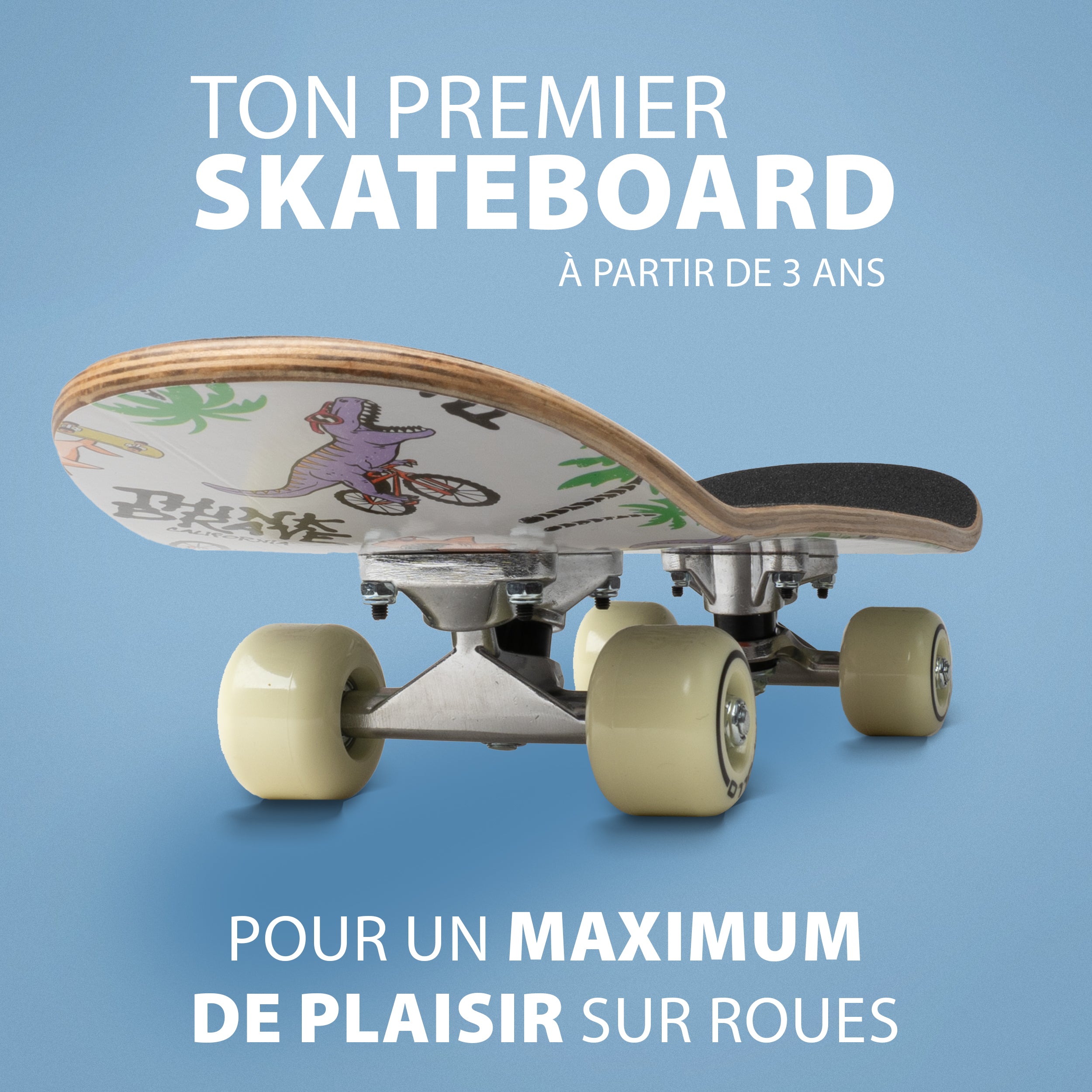 Apollo - Skateboard pour Enfants - T-Rex - 61 cm -