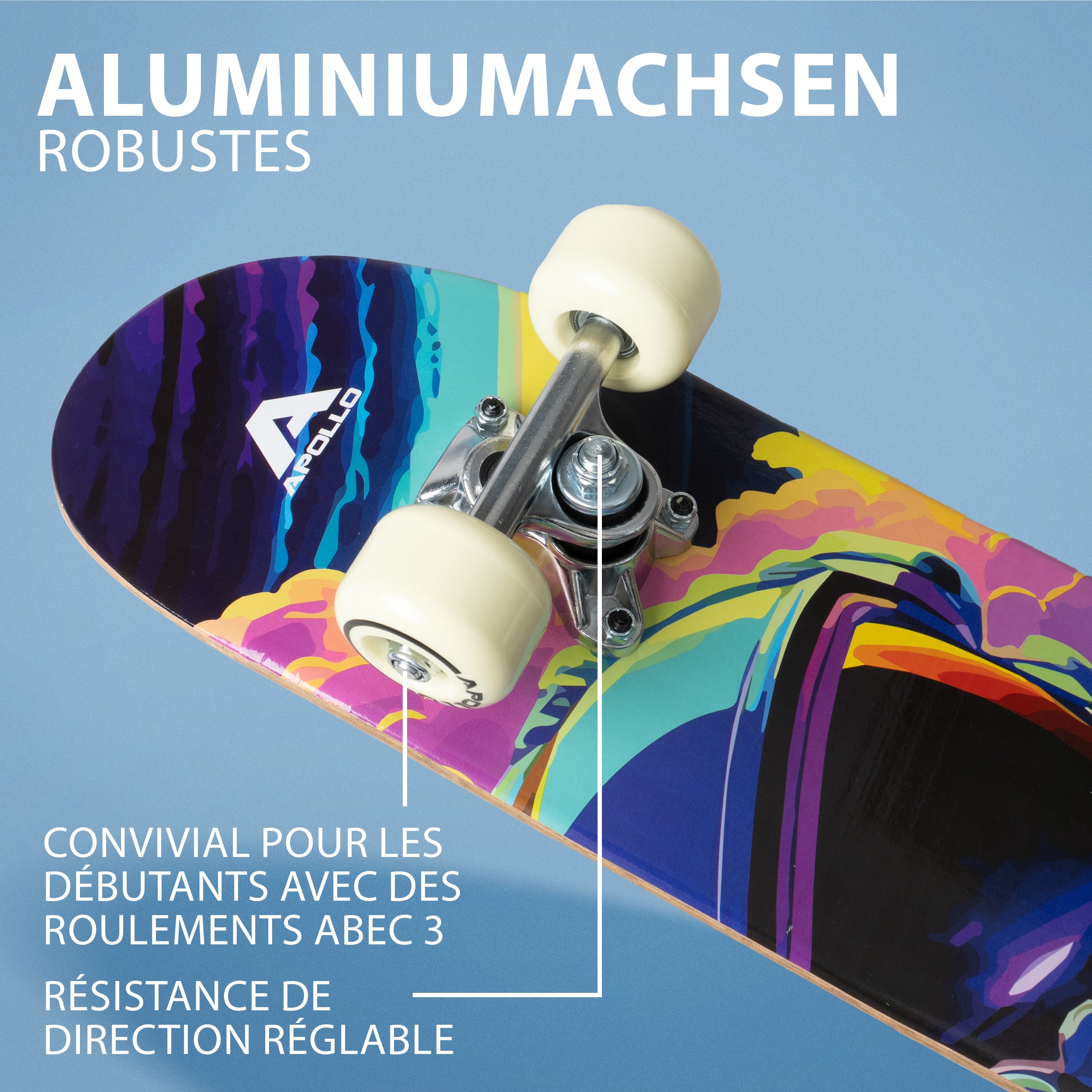Apollo - Skateboard pour Enfants - Astronaut - 61 cm -