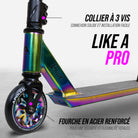 Apollo - Apollo Trottinette de Stunt "Hawk" - Full-Rainbow
