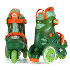 Apollo Funsport FR - My 1st Patins à roulettes réglables pour enfants, taille 26-30, - Vert