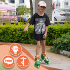 Apollo Funsport FR - My 1st Patins à roulettes réglables pour enfants, taille 26-30, - Vert