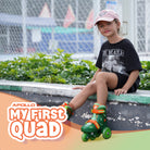 Apollo Funsport FR - My 1st Patins à roulettes réglables pour enfants, taille 26-30, - Vert