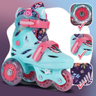 Apollo Funsport FR - My 1st Patins à roulettes réglables pour enfants, taille 26-30, - Menthe