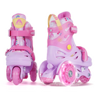 Apollo Funsport FR - My 1st Patins à roulettes réglables pour enfants, taille 26-30, - Rose