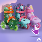 Apollo Funsport FR - My 1st Patins à roulettes réglables pour enfants, taille 26-30, - Rose