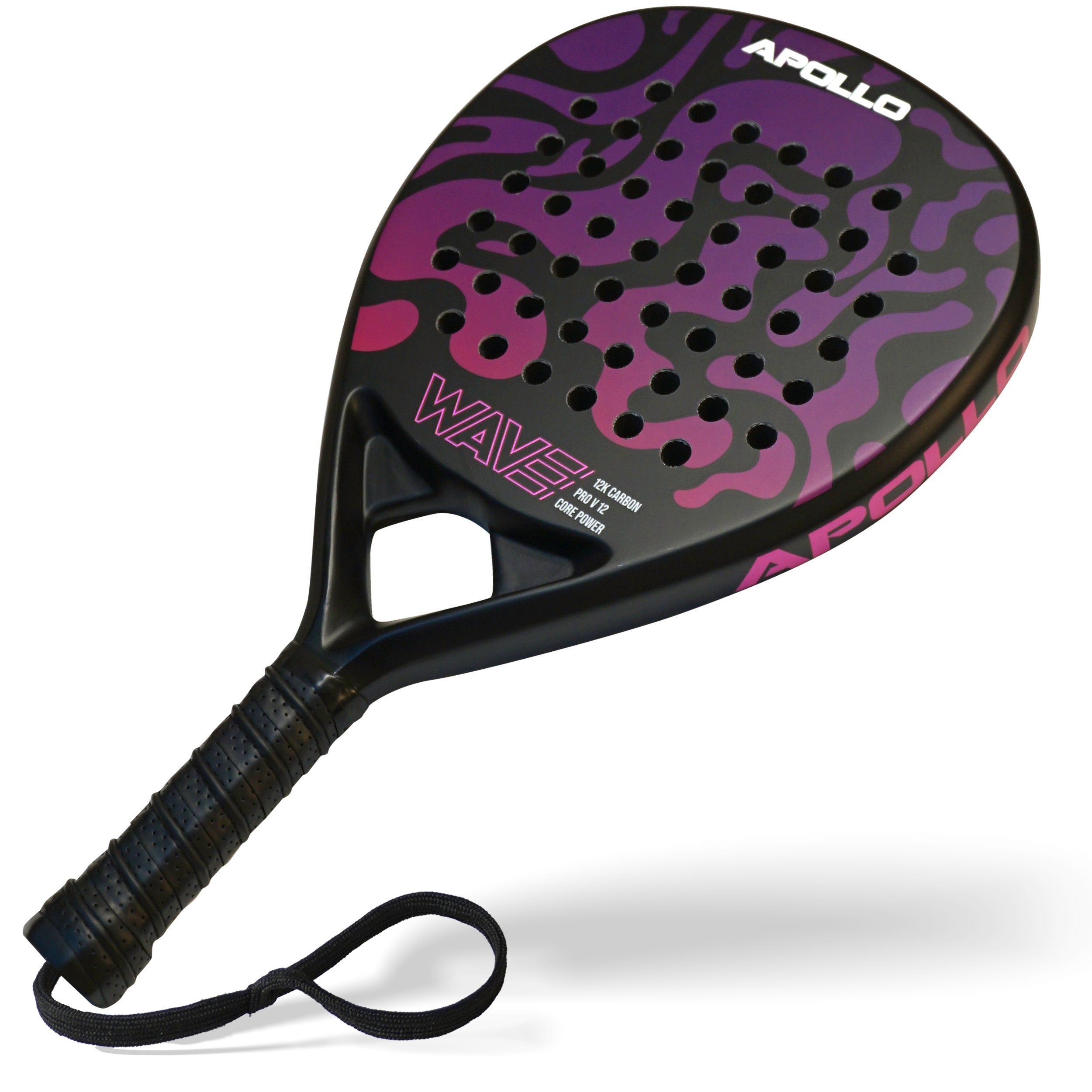 Apollo Funsport France - Raquette de padel Apollo 12K Wave - Purple Pink