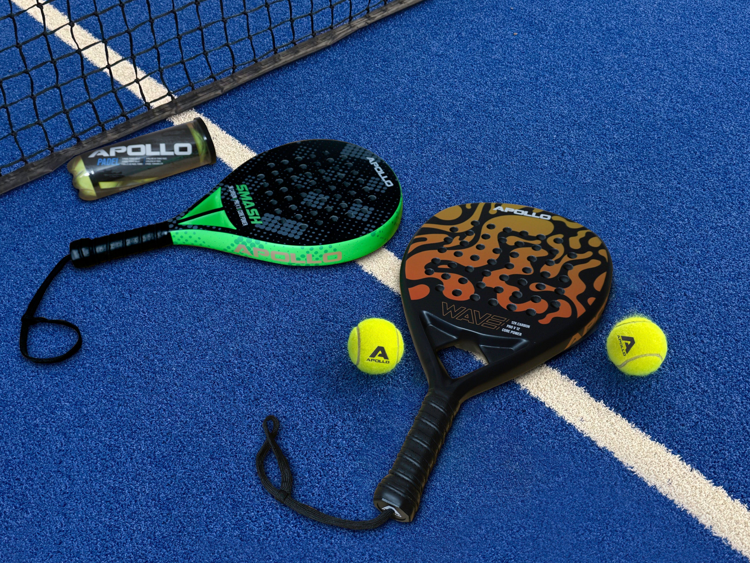 Apollo Funsport France - Balles de padel – lot de 3 pour le padel -