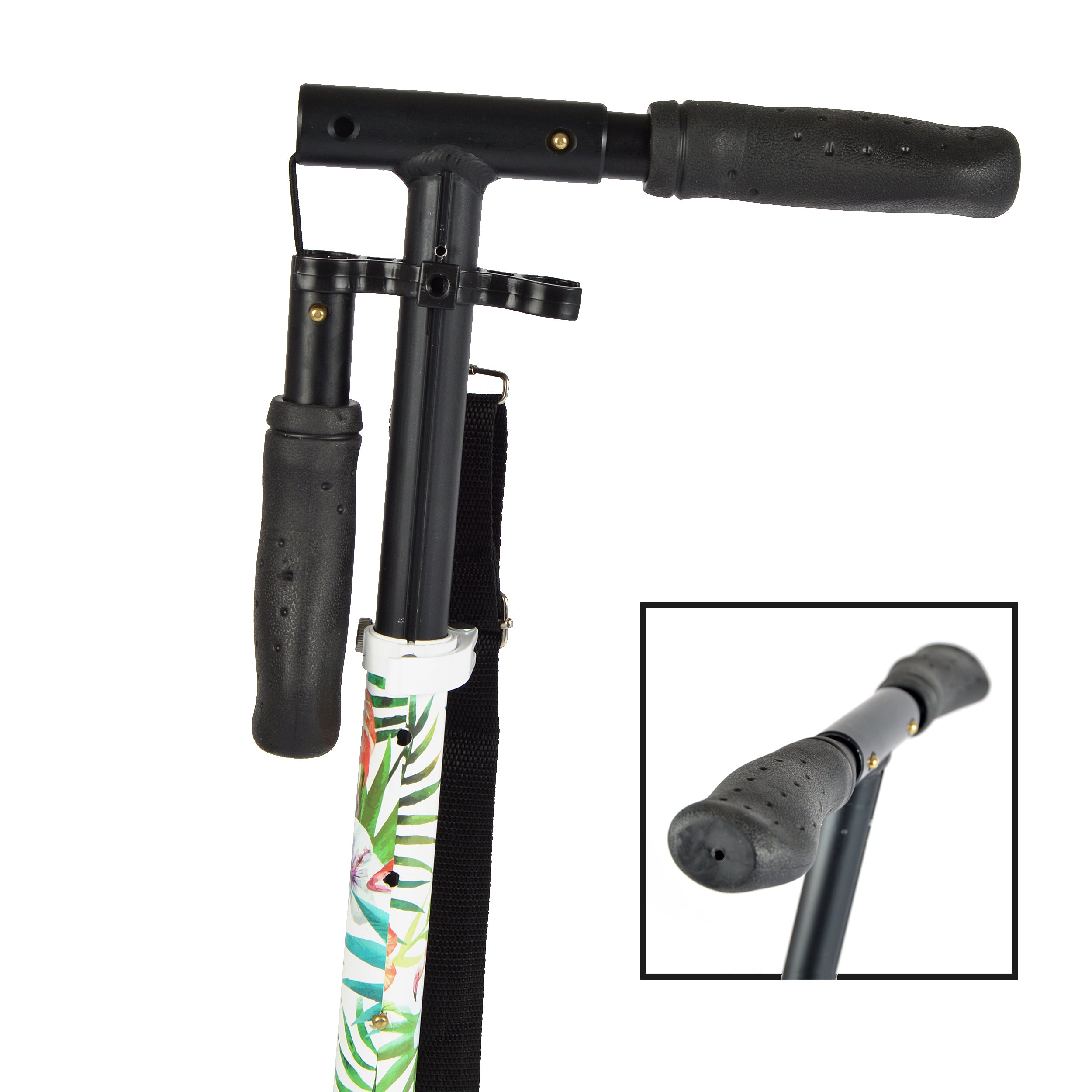 Apollo - Trottinette avec roues XXL Phantom pour adultes et enfants - 200mm - Flamingo