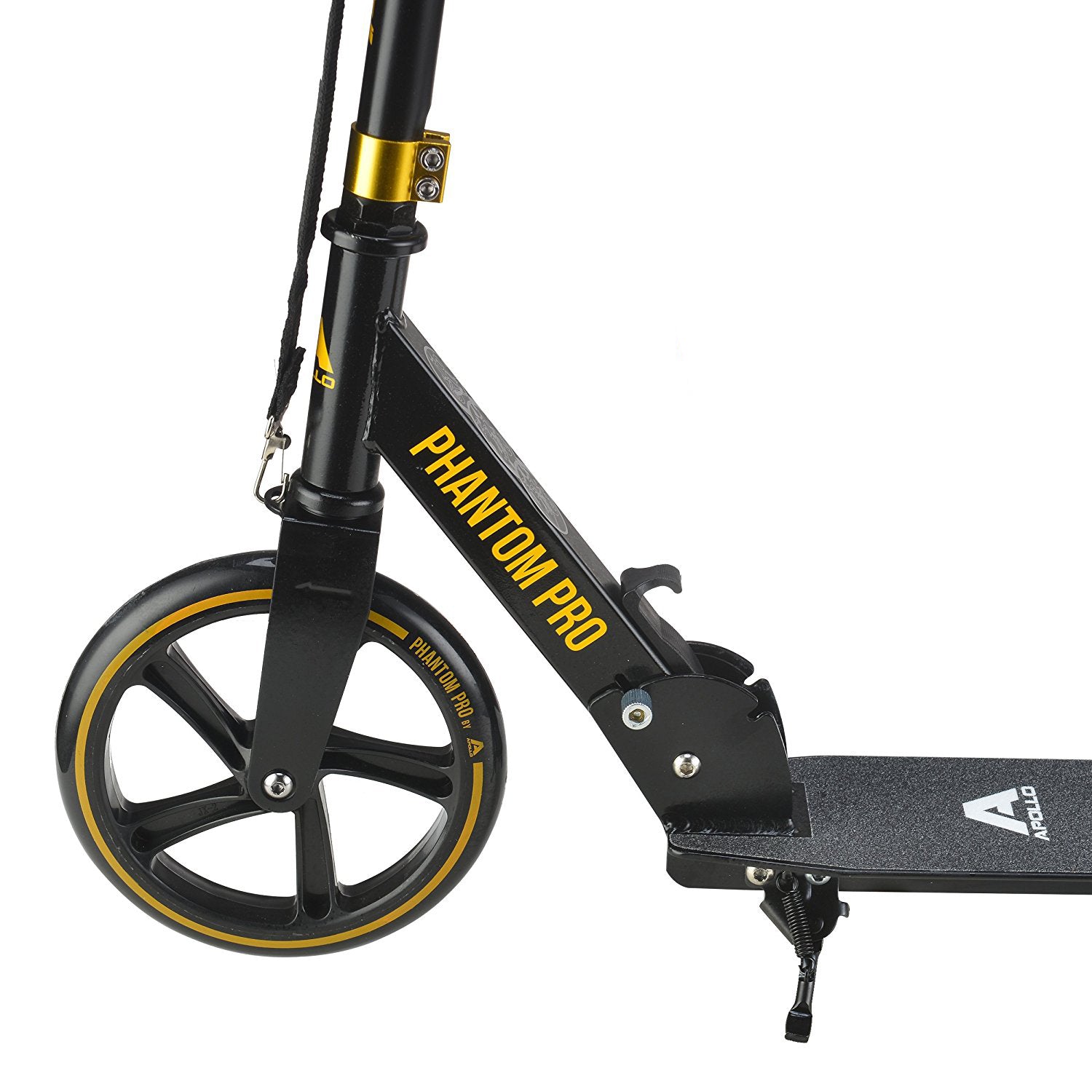 Apollo - Trottinette avec roues XXL Phantom pour adultes et enfants - 200mm - Or