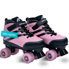 Apollo - Soft Boots patins à roulettes enfants filles disco - pointure réglable - Pink Revolution - L (39-42)