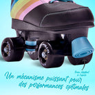 Apollo - Soft Boots patins à roulettes enfants filles disco - pointure réglable - Beyond - L (39-42)