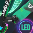 Apollo - Trottinette avec roues XXL Phantom pour adultes et enfants - 200mm - Meteor