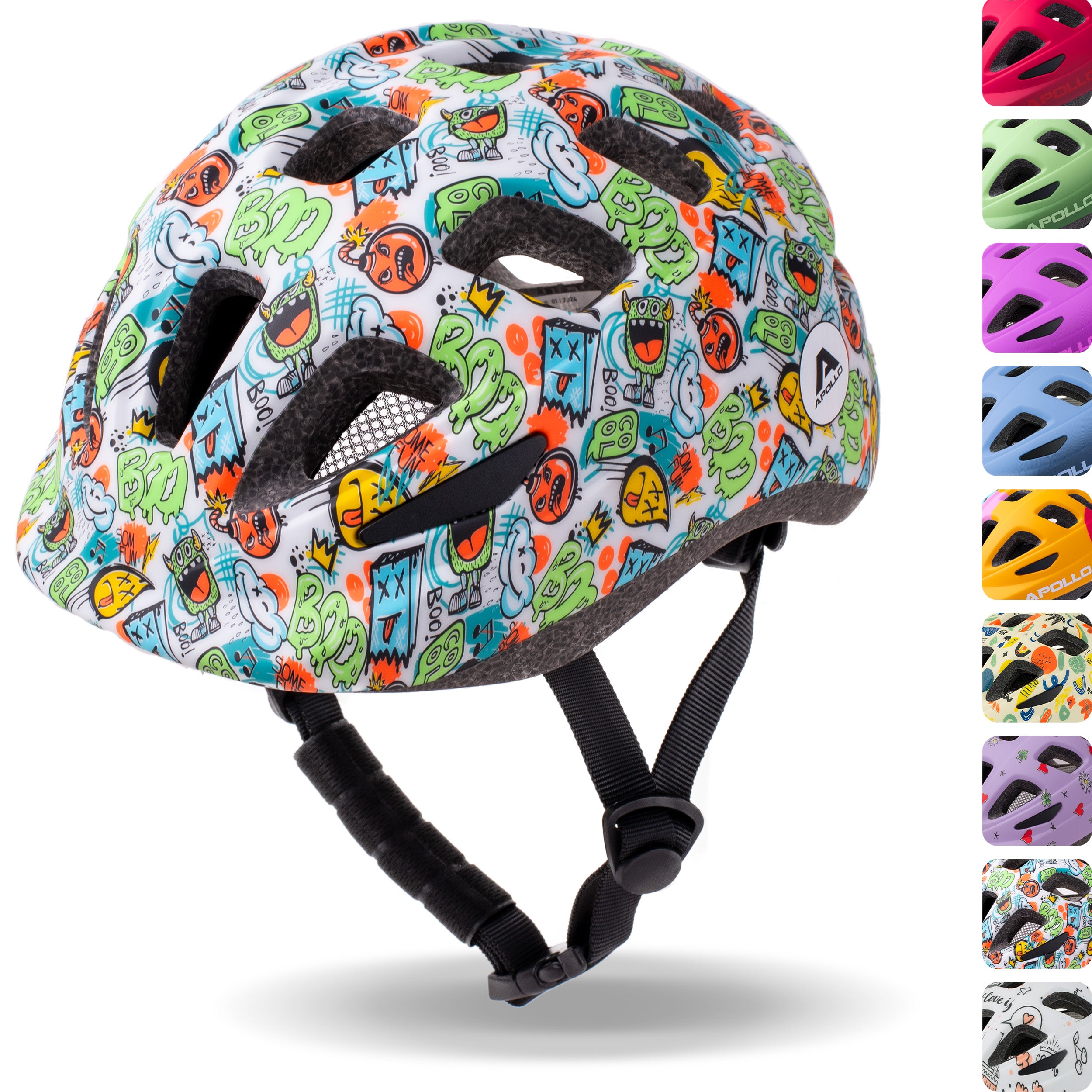 Apollo - APOLLO Casque Multisport pour Enfants et Adolescents - Monsta Mania