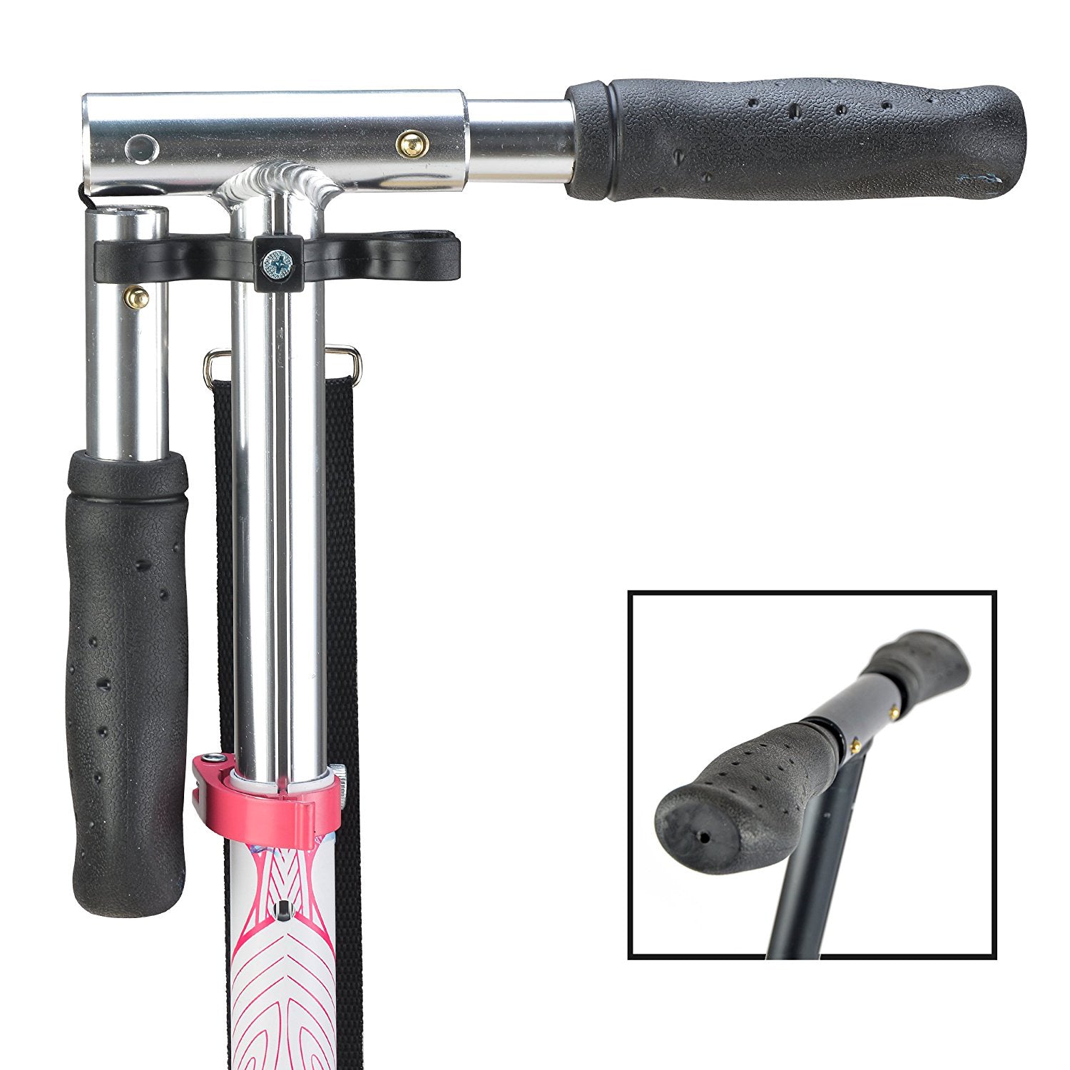 Apollo - Trottinette avec roues XXL Phantom pour adultes et enfants - 200mm - Rose