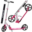 Apollo - Trottinette avec roues XXL Phantom pour adultes et enfants - 200mm - Argent Rose