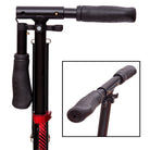 Apollo - Trottinette avec roues XXL Phantom pour adultes et enfants - 200mm - Rouge