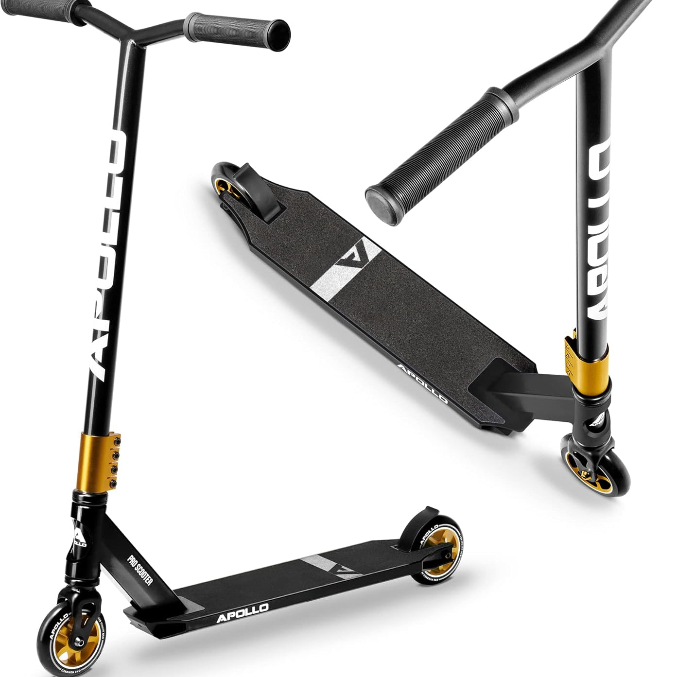 Apollo - Stunt Scooter - Star Pro - HighQuality eloxierter Profi Stunt Scooter - Noir Or