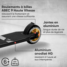 Apollo - Stunt Scooter - Star Pro - HighQuality eloxierter Profi Stunt Scooter - Noir Or